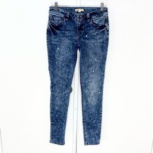 Cabi | Medium-Wash Denim Constellation Low-Rise Skinny Jeans Style #920 Sz 2